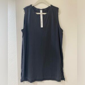 Lululemon Black Cotton Muscle Tank Top Size 2